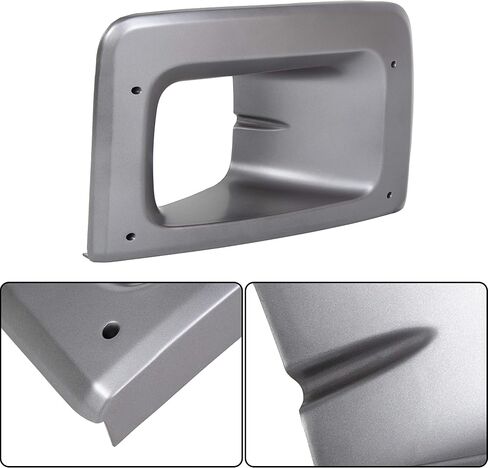 HECASA Passenger Right Headlight Headlamp Bezel Trim Compatible with 2003-2009 Chevy/GMC C6500 C7500 C8500 Replacement for #15173202 in Saudi Arabia