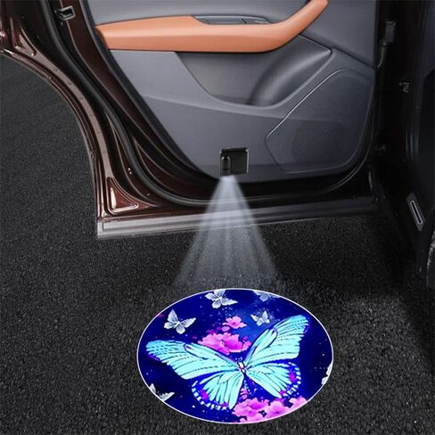 4PCS No Fade Car Door Lights,Skeleton Door Lights Logo Projector LED Shadow Welcome Lamp,Skeleton Car Accessories,Arm Skull Finger Gifts,Suitable for All Vehicles Motorcycle in Saudi Arabia