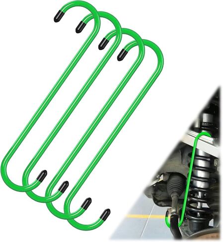 2PCS Brake Caliper Hanger Caliper Hangers Hooks with Rubber Tips, Durable Steel, Rust-Proof Automotive Brake Tools for Braking, Axle, Suspension in Saudi Arabia