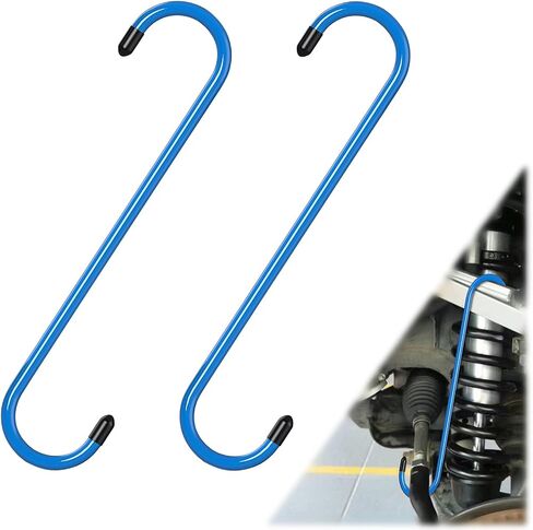 2PCS Brake Caliper Hanger Caliper Hangers Hooks with Rubber Tips, Durable Steel, Rust-Proof Automotive Brake Tools for Braking, Axle, Suspension in Saudi Arabia