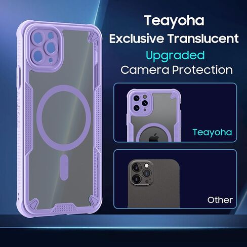 لحالة iPhone 11 Pro Max ، فإن الظهر غير اللامع المتوافق مع Magsafe Magnetic Slim Slim Prochproof Case مع غطاء هاتف حبل الحبل 6.5 بوصة ، أسود in Kuwait