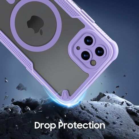 لحالة iPhone 11 Pro Max ، فإن الظهر غير اللامع المتوافق مع Magsafe Magnetic Slim Slim Prochproof Case مع غطاء هاتف حبل الحبل 6.5 بوصة ، أسود in Kuwait