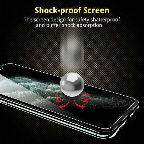 UNBREAKcable Screen Protector for iPhone 11 Pro Max iPhone Xs Max 2-Pack 6.5", Double Defense 9H Hardness HD Tempered Glass Screen Protector for iPhone 11 Pro Max/Xs Max with Easy Installation Frame,UBMU153 in Saudi Arabia