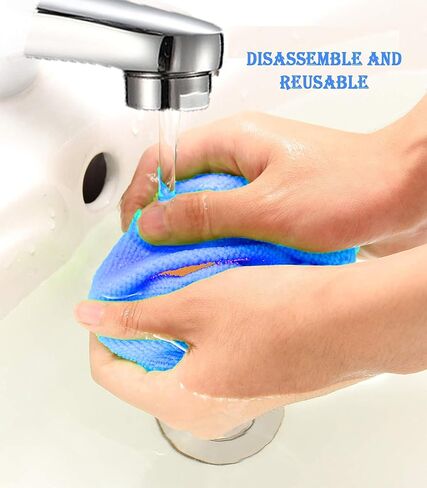 Windshield Window Cleaner Tool, Windshield Cleaner Car Windshield Cleaning Tool with Reusable Microfiber Pads Glass Wiper Kit with Extendable Handle Car Window Cleaner for Car Cleaning (1, Pink) in Kuwait