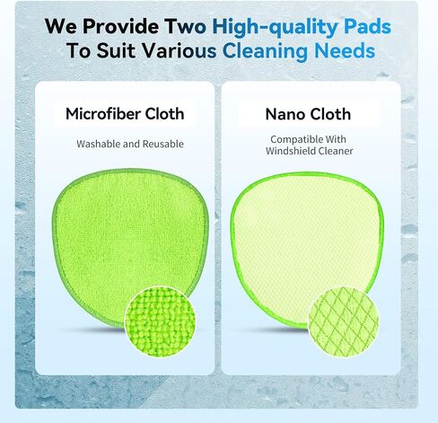 XINDELL Windshield Cleaner Tool – 360° Rotating Car Window Cleaning Kit with Extendable Handle, 4 Microfiber Pads, for Auto Windshield, Interior Glass, Trucks, SUVs, RVs, and Home Use in Saudi Arabia