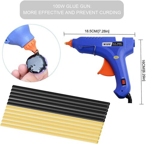 WUPP Paintless Car Dent Repair Tools, Auto Body Dent Removal kit Dent Puller Set for Hail Damage Door Dings Repair in Saudi Arabia
