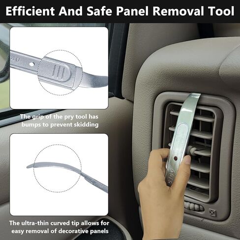 4140 pry tool, trim removal pry tool, panel removal tools for auto trim, Car Trim Removal pry Tool Kit, interior door trim pry tool, panel popper tool, metal pry bar for automotive Planes in Kuwait
