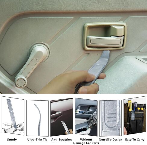 4140 pry tool, trim removal pry tool, panel removal tools for auto trim, Car Trim Removal pry Tool Kit, interior door trim pry tool, panel popper tool, metal pry bar for automotive Planes in Kuwait