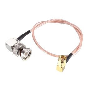 uxcell bnc الزاوية اليمنى الذكور ل SMA الذكور الزاوية اليمنى RG316 COAXIAL CABIL 1.83METER/6FT لراديو لحم الخنزير ، الصوت إلى الهوائيات ، أجهزة LAN اللاسلكية