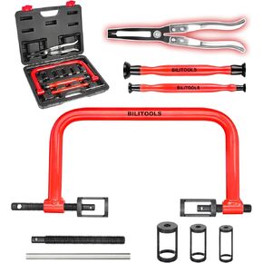 BILITOOLS 2PCS Valve Lapping Kit with 8 Suction Plates 4 Size, Valve Grinding Tool for Engine Maintenance (Red)