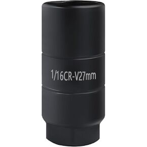 Oil Pressure Sensor Socket, 1 1/16 Socket Switch Fits 3/8" Drive 1-1/8" Hex Wrench, Universal Oil Pressure Switch Socket, Professional car tools for Quick Removing Installing Oil Sending Unit (Black)