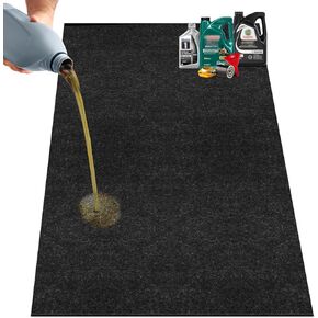 36 "× 60" حصيرة بالتنقيط بالزيت لممر المرآب ، وزيت أرضية مطاطية قابلة لإعادة الاستخدام تسرب تسرب منصات الامتصاص لزيت سيارة دراجة نارية مقاومة وصمة عار