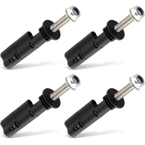 maXpeedingrods Mounting Pins for MaxTrax MKII Recovery Boards, Lockable Design Traction Boards Mounting Pins, Anti-Theft Safety Kits 4 Pcs