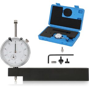 6434 GEEVE-ALLEEVE COUNTER GAUGE متوافق مع جميع محركات الديزل ، 6434 نطاق مؤشر ارتفاع أسطوانة المحرك 0-1.00 "، التخرج 0.001" ، قراءة 0-100