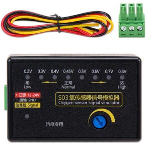 Koobook 1PCS فعالة مؤهلات إشارة السيارة الدقيقة ذات الكفاءة الوظيفية لاكتشاف الأخطاء واختبار الجهد القابل للتعديل اختبار السيارات سهلة الاستخدام لتشخيص الانبعاثات