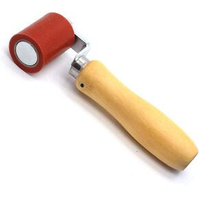 1-3/4 Inch Professional Heavy Duty 45mm Silicone Seam Roller for PVC / TPO / EPDM Roofing Vinyl Decking Membrane and Tarpaulin Banner Welding, Automotive Audio Sound Deadening Silicone Hand Roller