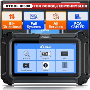 Xtool IP500 لـ GM OBD2 Scanner ، أداة المسح الضوئي الكامل للأنظمة ثنائية الاتجاه لـ Buick/Chevrolet/Cadillac/GMC مع جميع خدمات إعادة التعيين ، وظيفة OBD2 الكاملة ، رسم بياني للبيانات الحية متعددة الإمكانات ، تحديث مجاني مدى الحياة