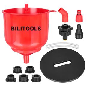 Bilitools مجموعة قمع التبريد المجانية ، 12 قطعة لا يوجد إثبات برد التبريد المبرد مجموعة قمع مجموعة متوافقة مع فورد جنرال موتورز ومعظم المركبات المحلية والاستيراد