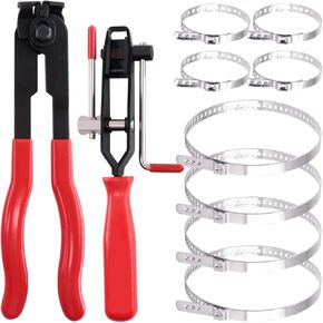 10pcs cv boot clamps kit kit ، ear boot tie cliers ، stail unlival oundial axle cv compin clamp clamp clamp ، hose axle plier cv clamp clamp tool cov consiz