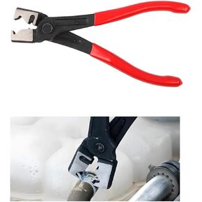 Car Hose Clamp Pliers, Steel Clic & Clic-R Type Vehicle CV Boot Clip Repair Tools, Heavy Duty Automotive Collar Tube Removal Accessories, Universal for SUV Sedan Trucks