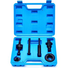 Power Steering Pump Pulley Puller/Installer Tool Set, Power Steering, Water Pump & Vacuum Pump Pulleys Remover Installer Tools for Ford GM Chrysler Vehicles