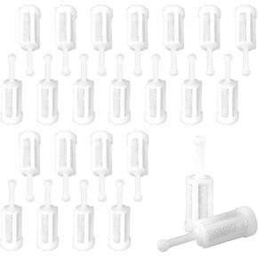24 PCS Disposable HVLP Gravity Spray Gun Filters Fine Mesh, Gravity Paint Gun Filters with Fine Nylon Mesh, Universal Paint Filters Strainers Fits Most Gravity Feed Spray Gun