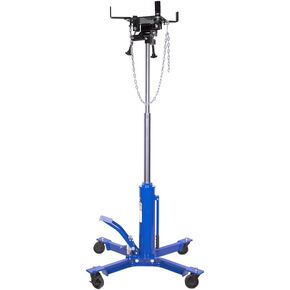 K Tool International XD63505 1000 رطل. مرحلتين تحت رافعة ناقل الحركة للمرائب ، ومحلات الإصلاح و DIY ، ارتفاع 37 "إلى 76.4" ، صمام التحميل الزائد ، تعديلات زاوية 2 ، 4 "عجلات دوارة ، أزرق