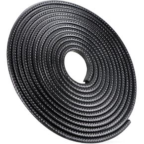 Car Door Edge Guards Strip - Upgraded, Easy Install, Tightly, Fade-Resistant, Universal Fit Most of Cars, Black Automotive Door Protector, Rubber Edge Trim Molding, 16.5Ft