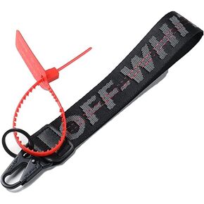 Firstunk Off Classic Keychain Lanyard للمفاتيح يمكن أن يعلق المفتاح ، المحفظة ، الجينز ديكور