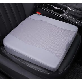 Car Seat Cushion, Comfort Memory Foam Car Cushions for Driving - Sciatica & Lower Back Pain Relief, Driver Seat Pillow for Auto, Office Chair, Wheelchair - Black