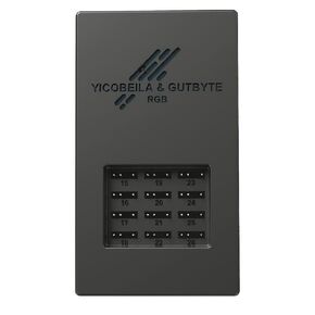 إشارة وحدة تحكم ARGB Controller ARGB المحور الإلهية الإلهية تدعم وحدة التحكم المتزامنة 26 قناة (أبيض)