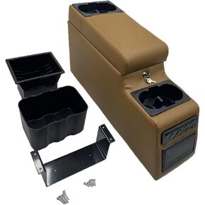شاحنات وحدة التحكم في مركز الشاحنات/منظم مقاعد البدلاء لجيب CJ5 1976-1983 ، Jeep CJ7 1976-1986 ، Jeep Wrangler (YJ) 1987-1995 (Denim Black)