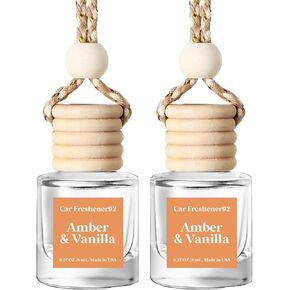 Hoogalife Car Air Trantsener Diffuser 2 Pack Hanging Air Trumpuser - Vanilla Cream Elit Air D Iffuser للسيارة ، و 45 يومًا من العطور التي تدوم في الولايات المتحدة الأمريكية.
