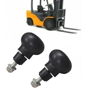 2 Pieces Steering Wheel Knob Spinner 8mm Screw Steering Wheel Spinner Knob Turning Aid Ball Tractor Forklift Accessories
