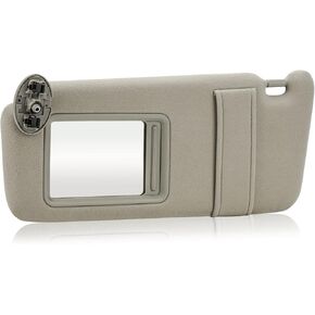 Gray Driver Left Side Sin Sun Visor Placent متوافق مع 2007 2008 2008 2010 2011 Toyota Camry بدون فتحة سقف استبدال 74320-06780-B0 ، 74320-33B81-B0