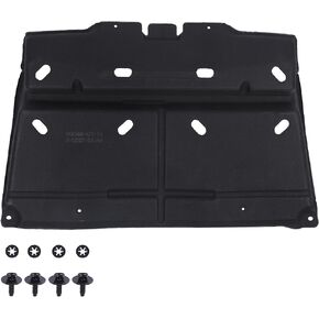 Splash Panel Shield Under Diaper with mounting Screws Compatible with 2015-2020 Ford F150 with Gasoline Engine/Not Fit Raptor Model/Not Fit 3.0L Diesel,Replace ML3Z-7222-D