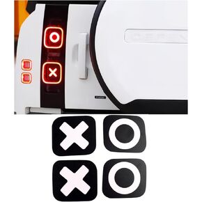 for Land Rover Defender 90 110 2020-2025 Tail Light Decorative Stickers, OXOX Rear Brake Light Conversion Stickers Accessories