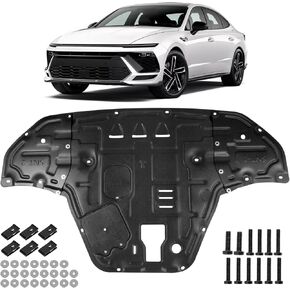 حارس علبة درع Splash Engine متوافق مع Hyundai Sonata 2020 2021 2022 2023 2024 محرك غطاء الطين