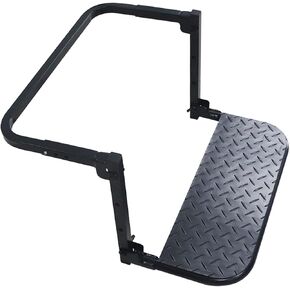 Foldable Tire Steps Heavy Duty Alloy Steel Non-Slip Tread Ladder Adjustable Height and Width Maximum Load Capacity 330Lbs Wheel Mounted Tire Step for Pickup Truck SUV RV and 4WD Vehicles