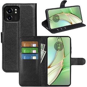 علبة فليب لـ Motorola Edge 2023 Wallet Pu Leather Leather Magnetic Protection Protevin