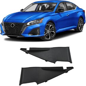 Moonlinks 2pcs الأمامية الزجاج الأمامي ممسحة الجانب Cowl Cowl Cover متوافق مع Nissan Altima 2019 2020 2021 ، Wiper Cowl Cover Cover Trim Driver Lead and Right Rased Side for 668946CA0A 668956CA0A