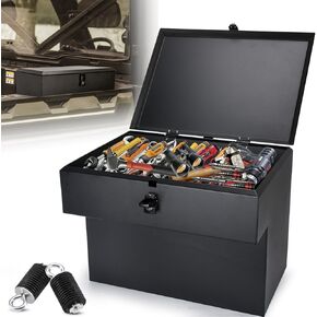 Topown UTV Bed Storage Box 7.9gal متوافق مع Polaris Ranger 1000/XP 900 570 500 عام 1000 2017 2017 2018 2019 2020 2021 2022 2023 2024 2025 ، صندوق تخزين البضائع في UTV ، أمن ودقة