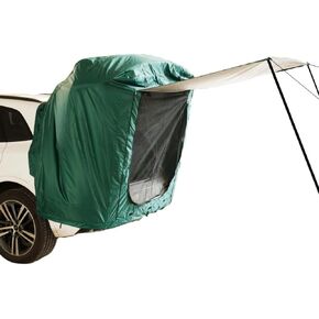 SUV Tents for Camping, 420D Heavy Duty Waterproof Tailgate Tent with Shade SUV Awning & Screen Net, Universal Car Tents for Camping SUV Fits Full Size SUV