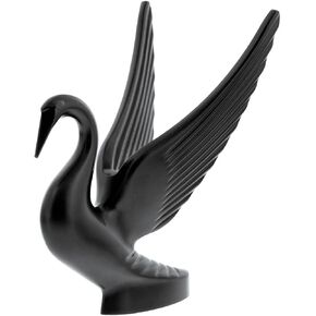United Pacific 72001 Heavy-Duty Chrome Swan Hood Ornament, Cast Metal, Universal Two Stud Install, Detailed Design - ONE Unit