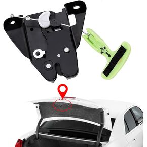 Trunk Latch for 2006-2018 Dodge Charger Challenger Avenger Dart SXT, 2011-2018 Chrysler 300 200 Trunk Lock Actuator Assembly Tailgate Lock Replace # 931-714 5056244AA 5056244AB