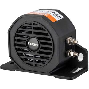 Farbin Truck Back up Alarm 110dB 12V-48V DC Car Car Reversion Horn Hight-Duty Backup Backerning تحذير إنذار تحذير مقاوم للماء الصافرة (HT مجهز بالأسلاك)