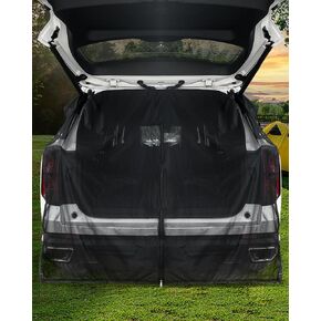 سيارة أبخرة من موسكيتو لسيارات الدفع الرباعي MPV ، QuickWolf Camping Magnetic Mesh Screens Camping Camping Camping Camping for Metal Tailgates (XL-69-59ENCH)