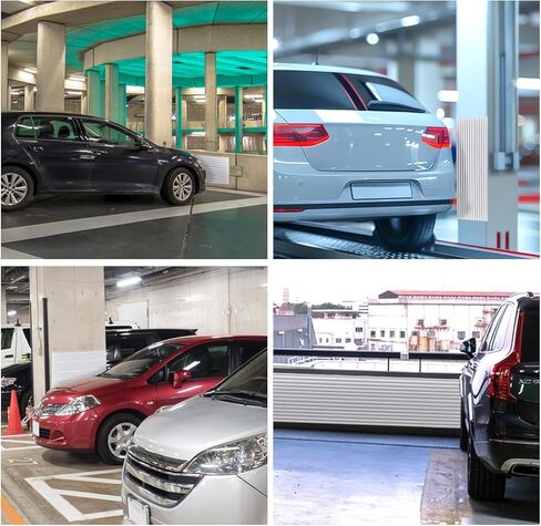 Garage Wall Protector, Strong Self-Adhesive Rubber Bumper Protectors for Car SUV Doors, Anti-Scratch and Waterproof Garage Wall Strip, 2.75in x 9.84ft (White) in Kuwait