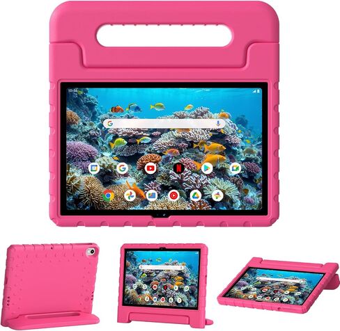 Kids Case for Walmart Onn 10.1 Inch Tablet 2024 Release(Model: 100135925), Kidfriendly Shockproof Durable Cover with Convertible Handle Stand for Boys Girls, Purple in Saudi Arabia