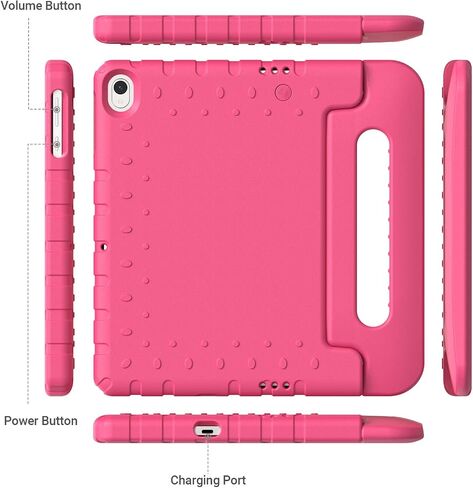 Kids Case for Walmart Onn 10.1 Inch Tablet 2024 Release(Model: 100135925), Kidfriendly Shockproof Durable Cover with Convertible Handle Stand for Boys Girls, Purple in Saudi Arabia
